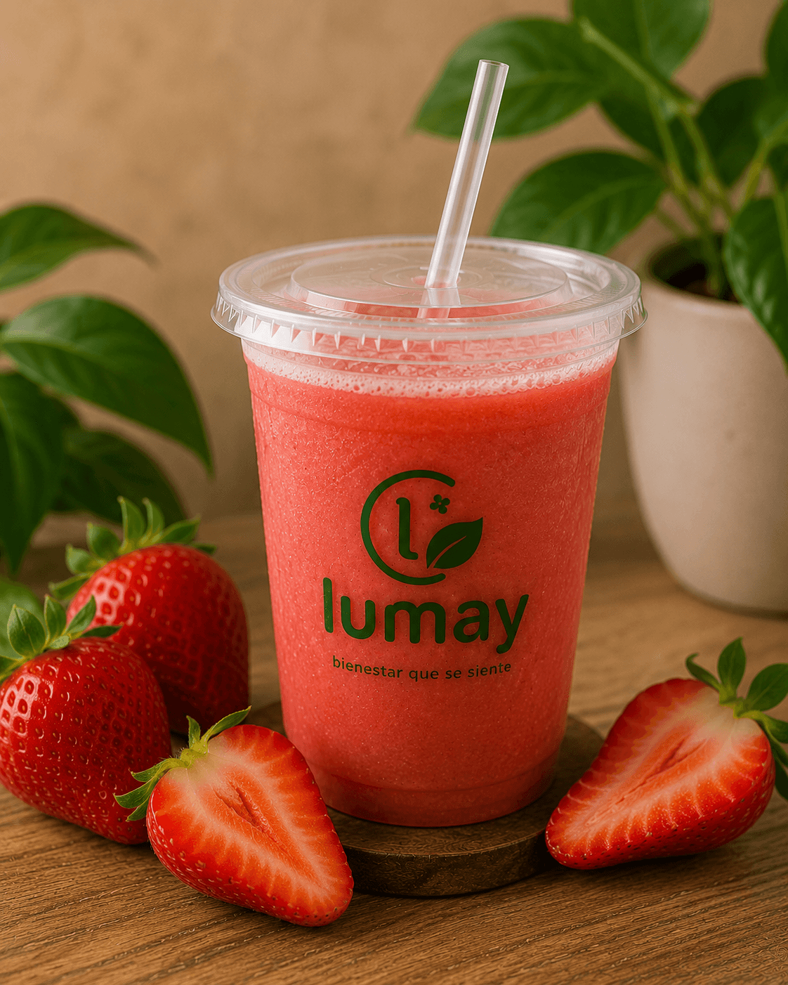 Jugo de fresa