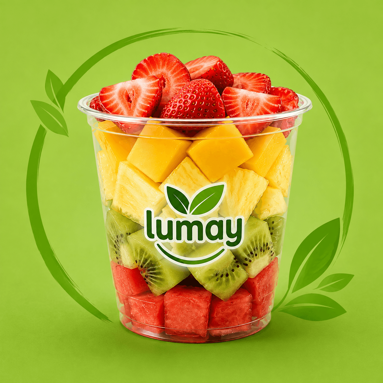 Vasos de frutas 